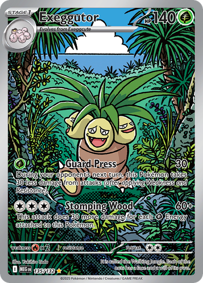 Exeggutor (Mega Evolution) released 2025/09/26.